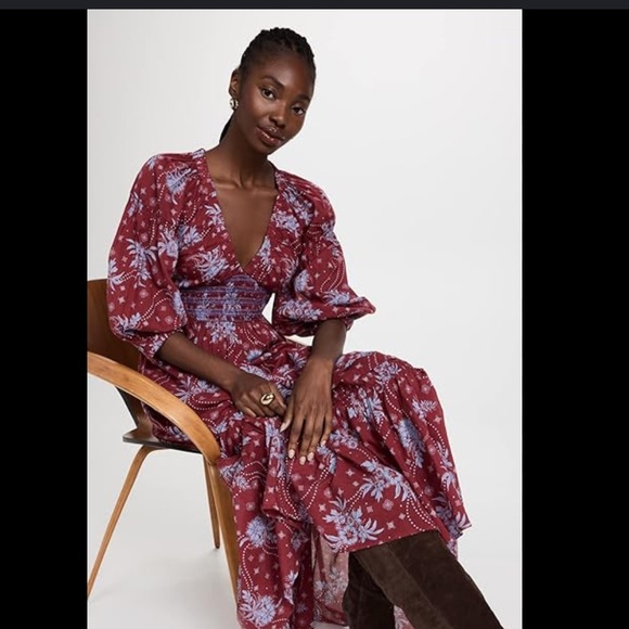 Free People Golden Hour Maxi Dress, NWT Size S - Picture 6 of 6